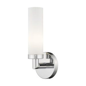 Livex Lighting 10103-05 Contemporary Modern 1-Light Chrome Wall Sconce